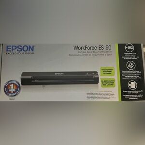 Epson WorkForce ES-50 Compact Document Scanner